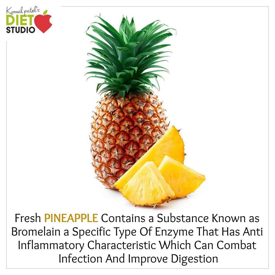 Komal Patel,  pineapple, benefits, enzyme, digestion, health, seasonalfruit, fruits