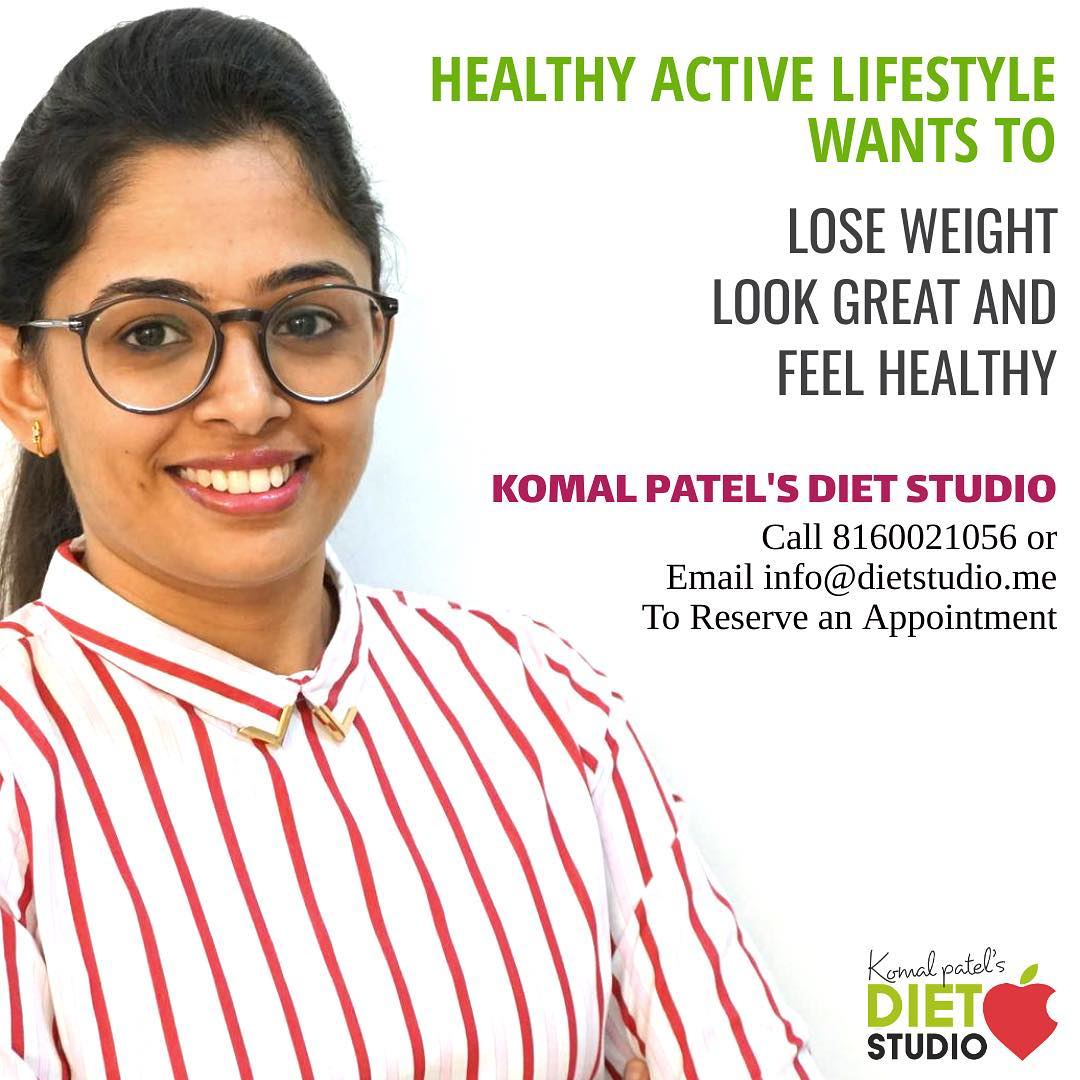 Active healthy lifestyle defines a healthy body 
Achieve it with our customised diet plans which help you with good results and sustained results 
#komalpatel #dietstudio #dietclinic #dietplan #diet #weightloss #diabetes #thyroid #pcos