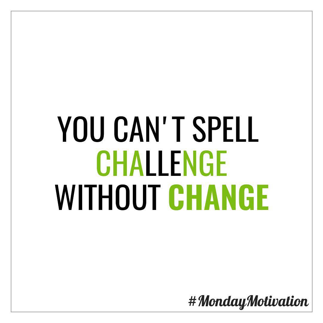 #mondaymotivation 
#change #challenge #fitness #healthylifestyle