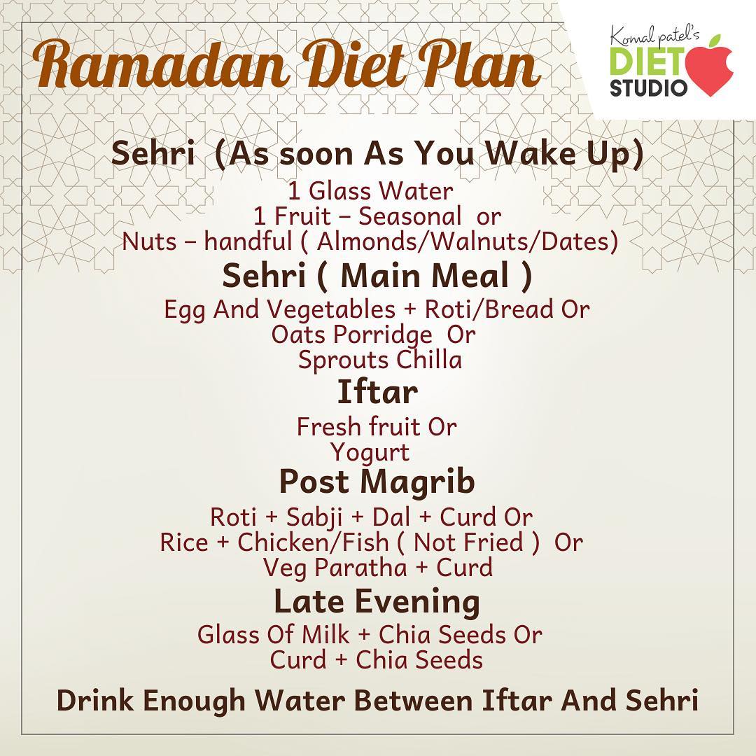 During the holy month of Ramadan most Muslims are required to abstain entirely from food and drink between sunrise and sunset. It can be challenging to obtain the proper nutrients during this time. It is however possible to eat healthily during Ramadan and have enough energy to last you throughout the day.
Check out the plan to guide you for a healthy Ramadan 
#ramadan #diet #fast #fasting #holy #healthydiet #ramadandiet