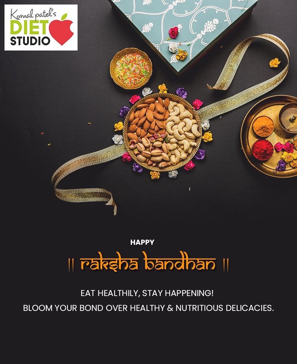 Eat healthily, stay happening! Bloom your bond over healthy & nutritious delicacies.

#Rakshabandhan2019 #Rakshabandhan #HappyRakshabandhan #IndianFestivals #Celebrations #Festivities #komalpatel #diet #goodfood #eathealthy #goodhealth