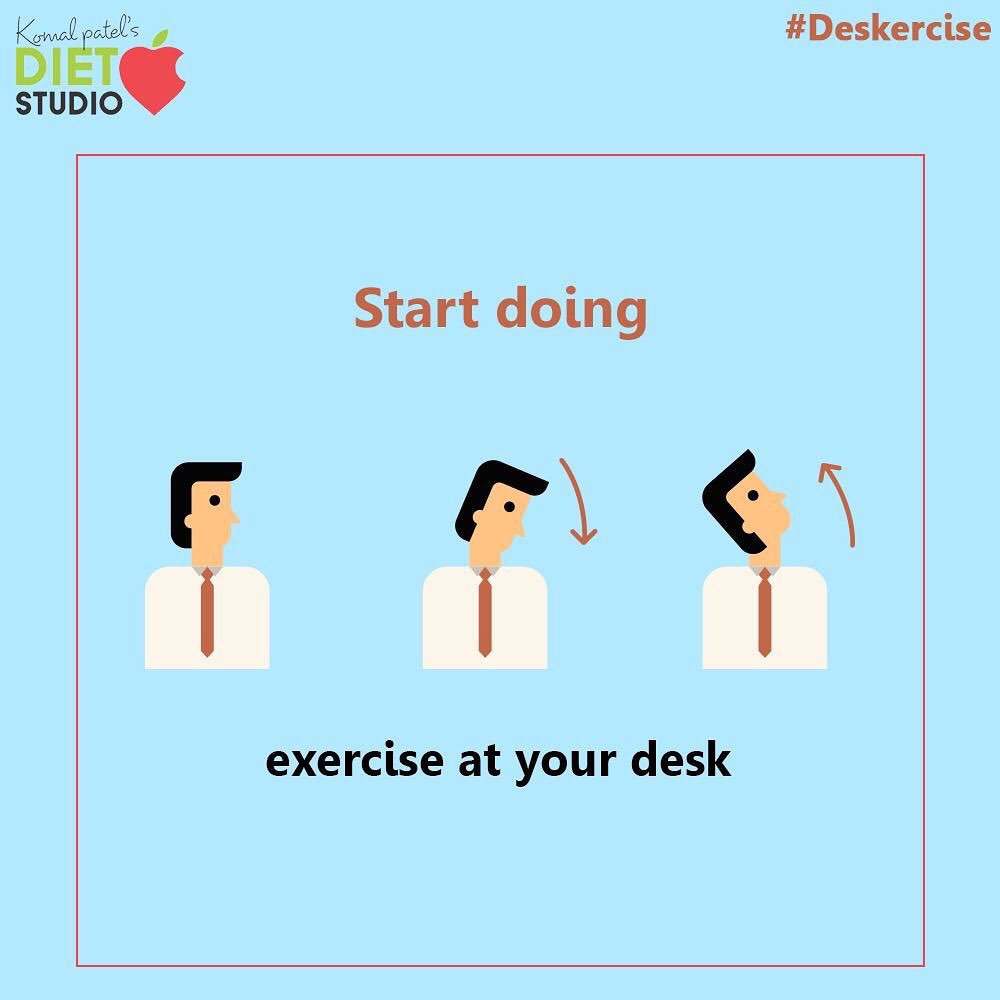 Everyone is working more hours and argues they don’t have time to exercise, But we have an answer for your excuse that you can exercise on your desk itself.

#komalpatel #diet #goodfood #eathealthy #goodhealth