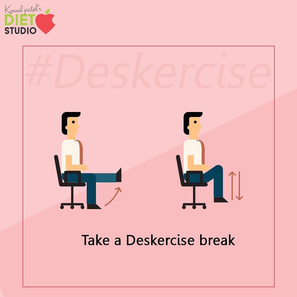 Exercise performed at the workplace, suited for those whose jobs require them to sit for prolonged periods. They should do this exercise. 
#Deskercise #komalpatel #diet #goodfood #eathealthy #goodhealth