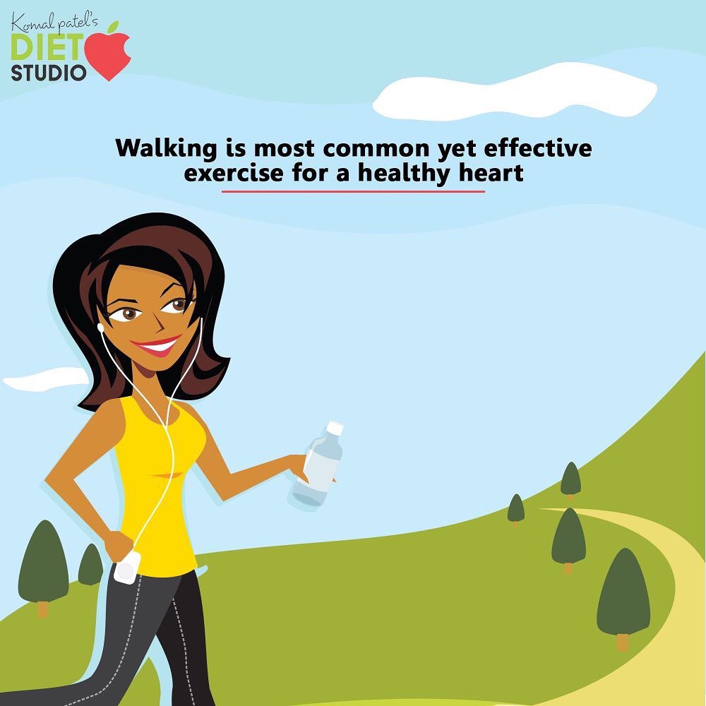 Walking improves fitness and reduces risk of heart disease.

#komalpatel #diet #goodfood #eathealthy #goodhealth