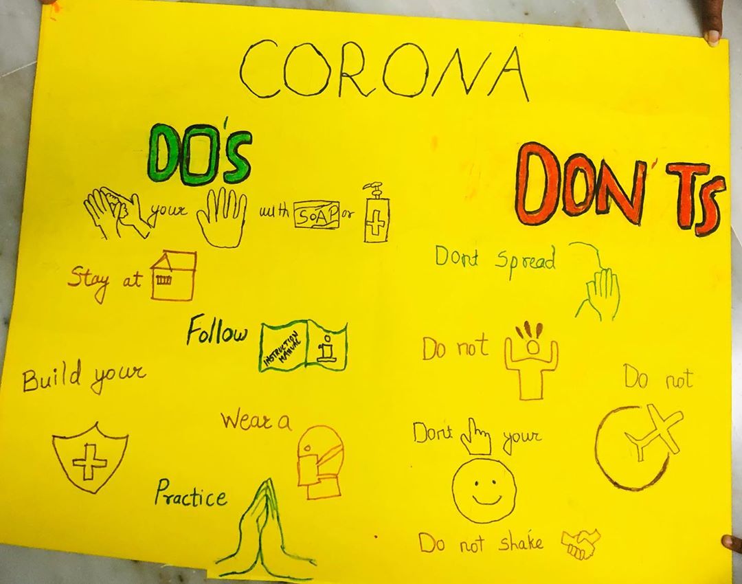 When u are at home and news of corona all around this is what comes in mind 
#creativity #corona #coronaawarness