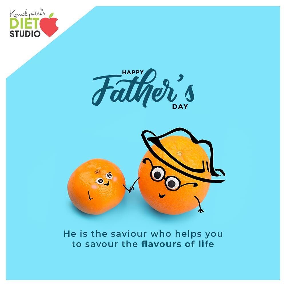 He is the saviour who helps you to savour the flavours of life.

#HappyFathersDay #FathersDay #FathersDay2020 #DAD #Father #komalpatel #onlineconsultation #dietitian #ahmedabad #dietclinic #dietplan #weightloss #pcos #diabetes #immunitydietplan
