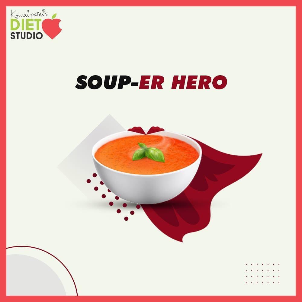 Since soups are mostly liquid, they're a great way to stay hydrated and full. They give your immune system a boost. Soups can help you stave off cold and flu, and they're a great antidote for times when you are sick, too! Most soups are loaded with disease-fighting nutrients.

#komalpatel #diet #goodfood #eathealthy #goodhealth