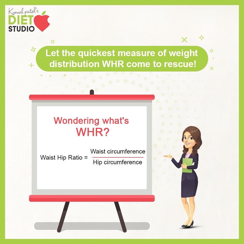Pondering how to stick to your weight loss goals without becoming dependent on the weighing machine?

Let us introduce you to the concept of WHR. The waist to hip ratio will measure the ratio of your waist circumference to your hip circumference, helping you to determine how much fat is stored on your waist, hips, and buttocks. This method is an easy, inexpensive, and accurate way to check how much body fat your body have accumulated and WHR is even more effective than the method of BMI. 

Stay tuned to know more about many more interesting ways to stay fit and healthy!

#KomalpPatel #Diet #GoodFood #EatHealthy #GoodHealth #DietPlan #DietConsultation