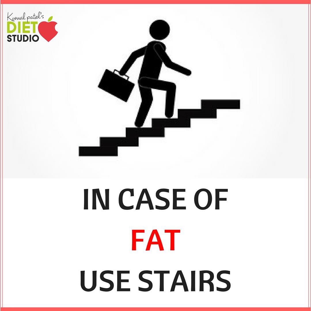 By using stairs instead of elevator or lifts you can cut down the distance between fat and fit 
#fattofit #healrhylifestyle #steps #healthychoices