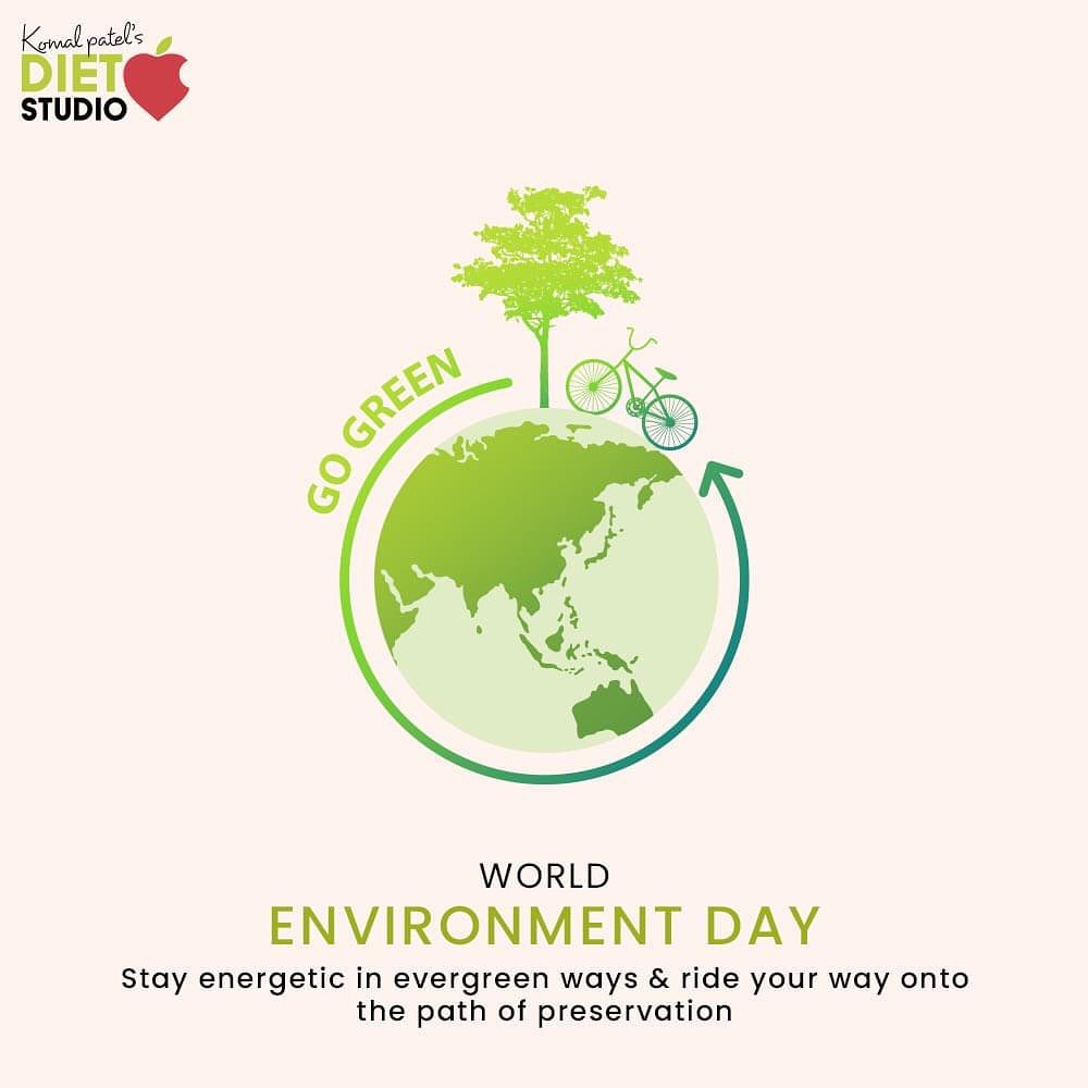 Stay energetic in evergreen ways & ride your way onto the path of preservation

#WorldEnvironmentDay #EnvironmentDay #EnvironmentDay2021 #SaveEnvironment #WorldEnvironmentDay2021 #GenerationRestoration #KomalPatel #GoodFood #EatHealthy #GoodHealth #DietPlan #DietConsultation