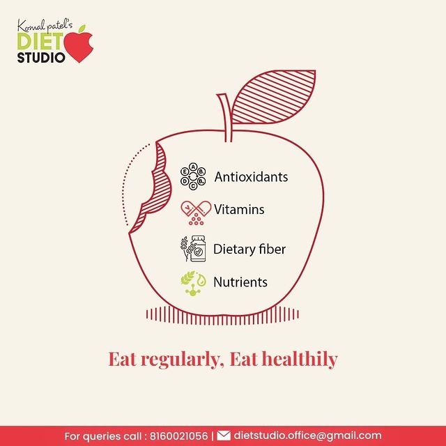 Apples are a popular fruit, containing many nutrients. Due to their varied nutrient content, they may help prevent several health conditions. 

#FitnessBeforeFilters #HealthyLiving #PledgeToFitness #KomalPatel #GoodHealth #DietConsultation #HealthyEating #MindfulEating