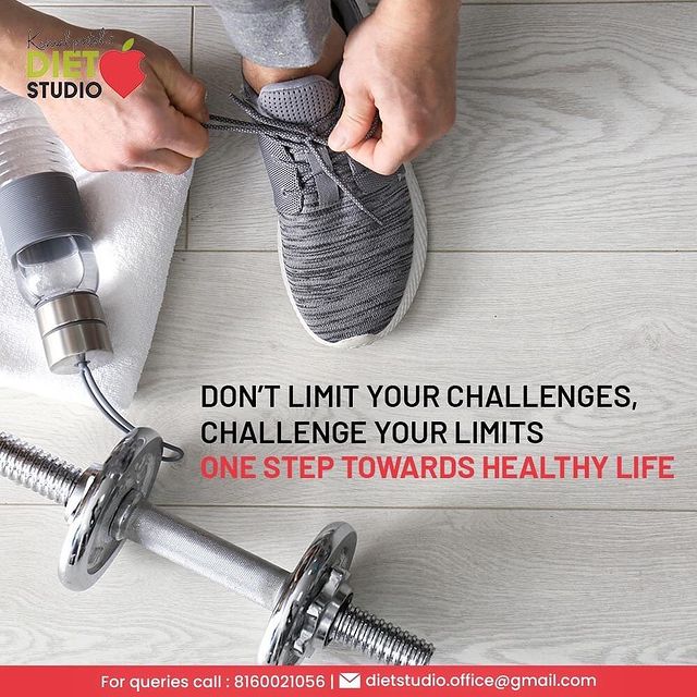 Take one step towards a healthy life, don’t limit your challenges, challenge your limits to stay healthy. 

#FitnessBeforeFilters #HealthyLiving #PledgeToFitness #KomalPatel #GoodHealth #DietConsultation #HealthyEating #MindfulEating