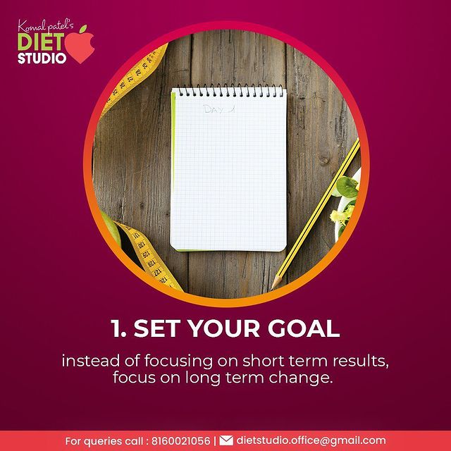 Set your health goals 
Focus on long term goals and make it measurable, specific and time bound 

Write down your goals for the year 2022 and keep a track on it.

Let’s achieve the health goals and lead a healthy life.

#21dayhealthyhabitschallenge #dshealthyhabitchallenge #komalpatel #dtkomalpatel #healthyhabits #healthylifestyle #health #diet #weightloss #lifestyle #dietitian