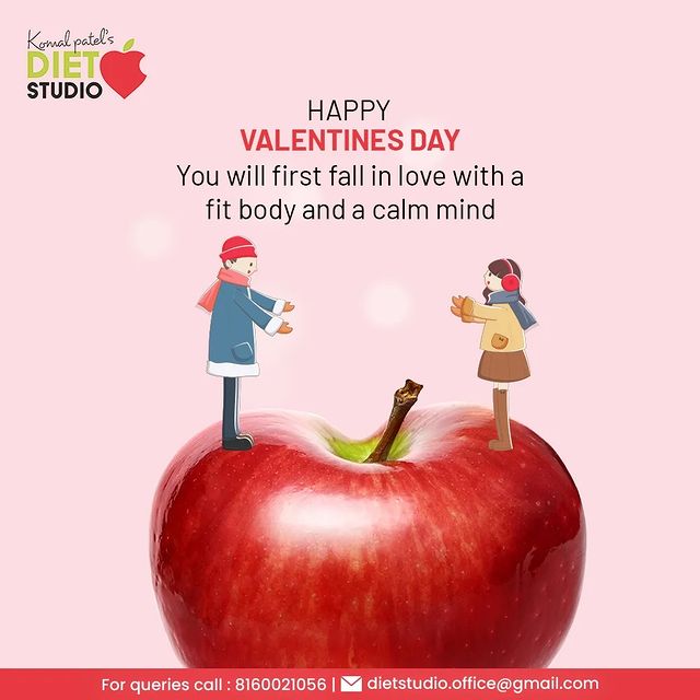 You will first fall in love with a fit body and a calm mind

#HappyValentinesDay #ValentinesDay #Love #Valentine #ValentinesDay2022 #SeasonOfLove #KomalPatel #GoodFood #EatHealthy #GoodHealth #DietPlan #DietConsultation #DietChallenge #FitnessGoals