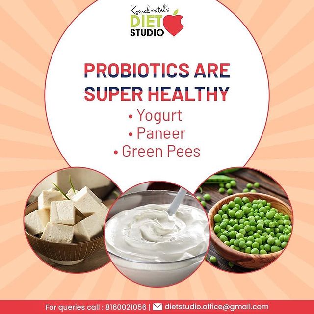 Probiotics, which are usually called beneficial bacteria, provide all sorts of powerful benefits for your body and brain. Probiotics food improves digestive health, reduces depression, promotes heart health. 

#FitnessBeforeFilters #HealthyLiving #PledgeToFitness #KomalPatel #GoodHealth #DietConsultation #HealthyEating #MindfulEating