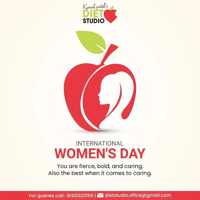 You are fierce, bold, and caring, also the best when it comes to caring.

#WomensDay #HappyWomensDay #InternationalWomensDay #WomensDay2022 #BreakTheBias #DietitianKomalPatel