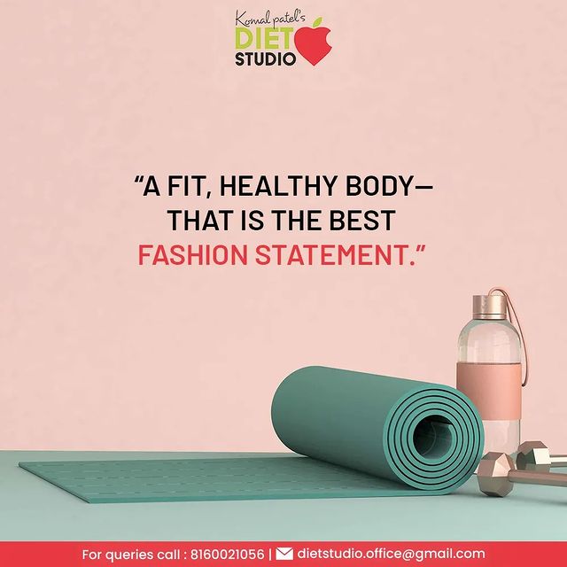 Physical fitness is not only one of the most important keys to a healthy body, it is the basis of dynamic and creative intellectual activity. It's time to make your fitness fashionable.

#DtKomalPatel #Fitness #FitnessGoal #FitnessMantra #Workout #PhysicalFitness