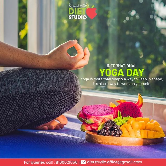 Yoga is more than simply a way to keep in shape, it's also a way to make on yourself.
#InternationalDayofYoga #InternationalYogaDay #YogaDay #YogaDay2022 #Yoga #DietitianKomalPatel