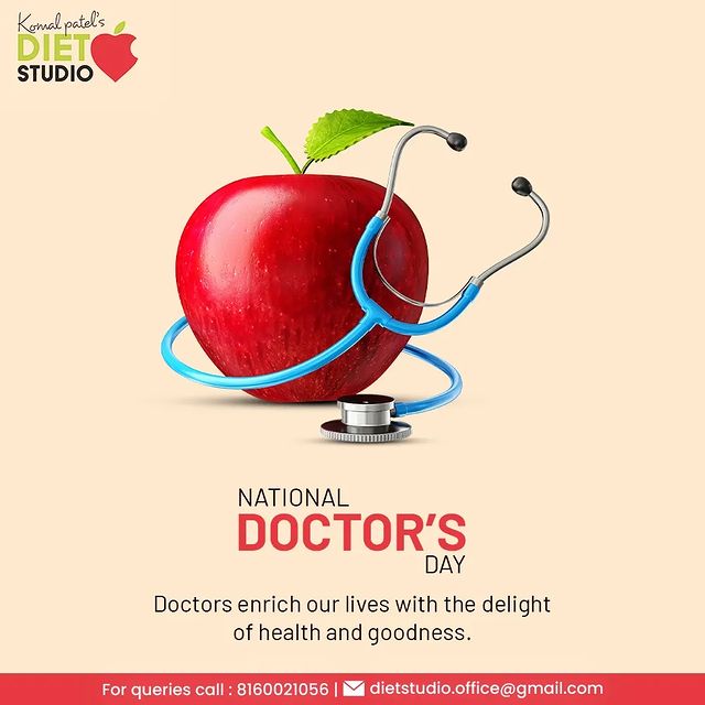 Doctors enrich our lives with the delight of health and goodness.
#NationalDoctorsDay #DoctorsDay #NationalDoctorsDay2022 #DietitianKomalPatel