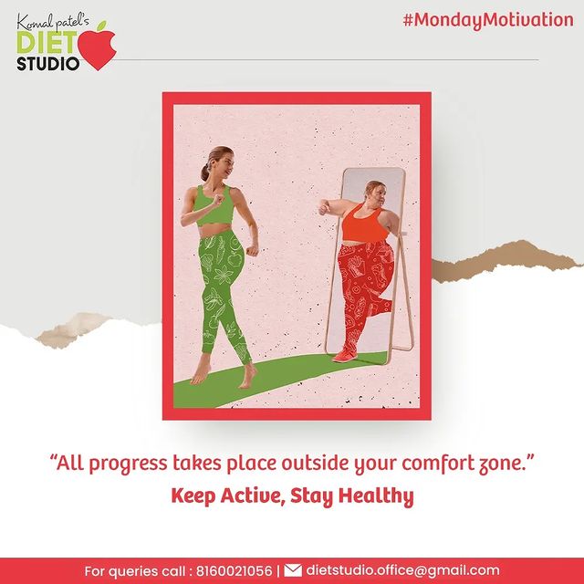 It’s a gentle Monday Motivation to keep yourself active and stay healthy. Change is never easy. Our bodies and minds may resist change, even when it has many physical and mental benefits. That’s why it is so important to keep going when you find it hard.

#MondayMotivation #DtKomalPatel #Fitness #MindfulDiet #MindfulEating
