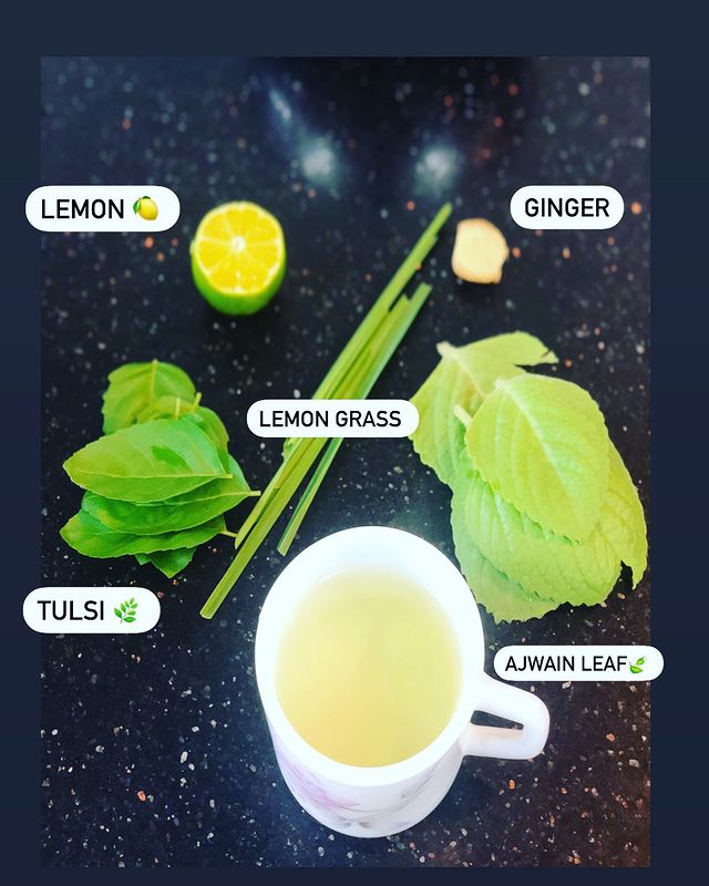 Do u start your day with tea or coffee ? 
Try this instead …
Herbal tea for strong immunity and fresh start.

#herbaltea #immunity #immunitybooster #naturalremedies #morningrituals #tulsi #ajwain #lemongrass