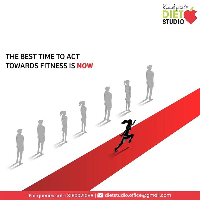 Are you still waiting for the right day to kick-start your fitness journey?
The best time to act towards fitness is NOW.
Follow the right kind of diet and make sure to get in touch with the dietician who will help you to achieve your health goals.

#HealthGoals #FitnessJourney #WeightManagement #DietManagement #DtKomalPatel #MindfulDiet #MindfulEating #GetFit #Workout #PhysicalFitness