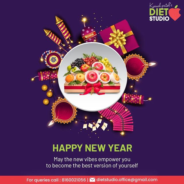 May the new vibes empower you to become the best version of yourself
 
#HappyNewYear #NewYear #SaalMubarakh #IndianFestivals #Celebration #HappyDiwali #FestiveSeason #DietitianKomalPatel