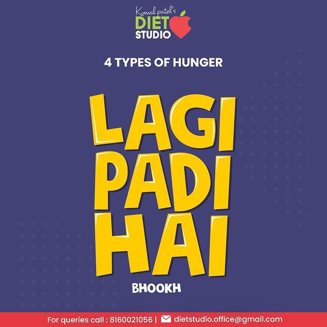 Hunger is an everyday affair; it is a part and parcel of everyday life.
But there are various types of hunger and you need to identify them in correct manner. 

Check the post and take a closer look into it so that you can identify the right kind of hunger while ignoring the wrong patterns intelligently.

#TypesOfHunger #HungerManagement #EatWisely #SqueezeIntoFitness #DietManagement #DtKomalPatel #Fitness #MindfulDiet #MindfulEating #GetFit #Workout #PhysicalFitness #HealthyEating