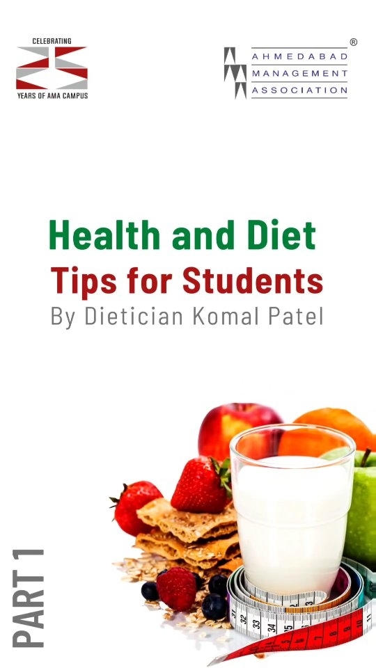 #EatRightStudyBright

Get the best food and nutrition tips from our nutrition expert @dtkomalpatel, and ensure your child's success during exams with the right nutrition!

Stay tuned for more.

#EatRightStudyBright #AMA #AhmedabadmanagementAssociation #Ahmedabad #NurtureTheirFuture #FoodforKids #FuelforBrain #HealthyFood #Nutrition #ExamTime #exams #DieticianKomalPatel #KomalPatel